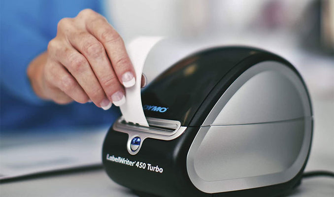 DYMOプリンター用ソフトウェアとラベルテンプレート