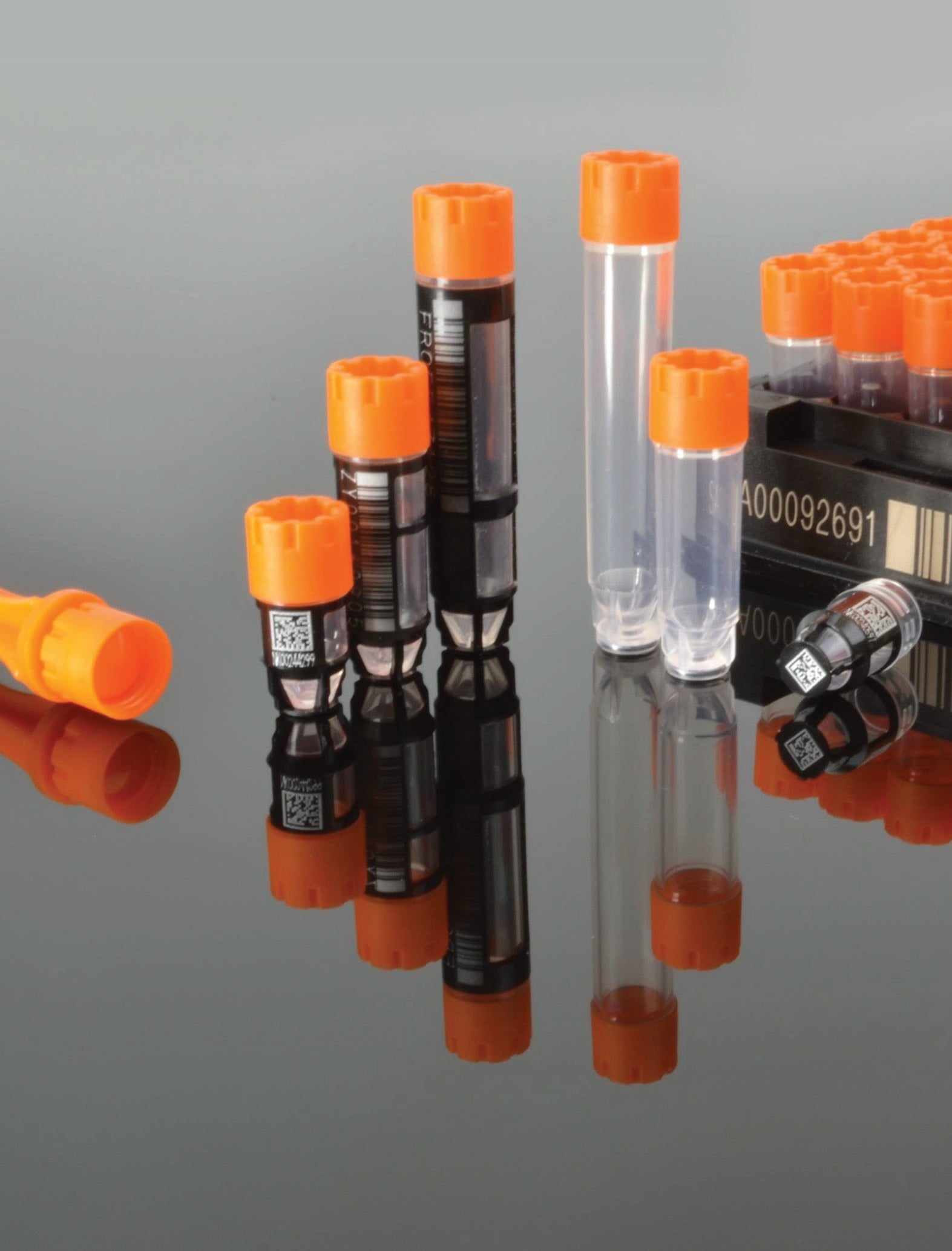 二次元バーコード付チューブ