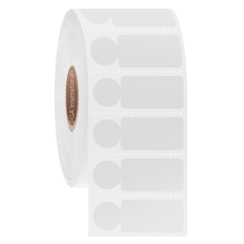 NitroTAG® SnapPEEL 超低温対応ラベル (液体窒素容器用) 23.9×12.7mm+11mm(円形) #JTTA-560SB