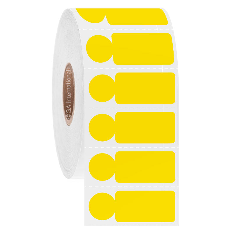 NitroTAG® SnapPEEL 超低温対応ラベル (液体窒素容器用) 23.9×12.7mm+11mm(円形) #JTTA-560SB