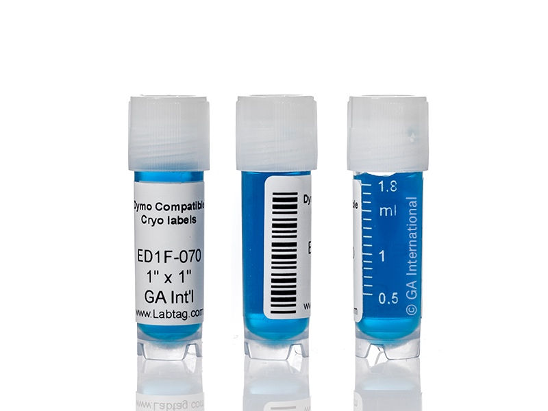 Cryo DTermo™ DYMO互換 超低温対応ラベル 25.4×25.4mm #ED1F-070