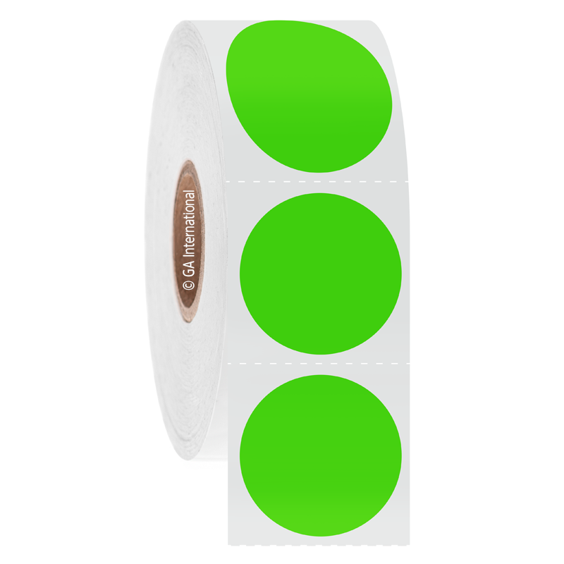 FreezerTAG™ 超低温対応ラベル 25.4mm (円形) #FJT-115