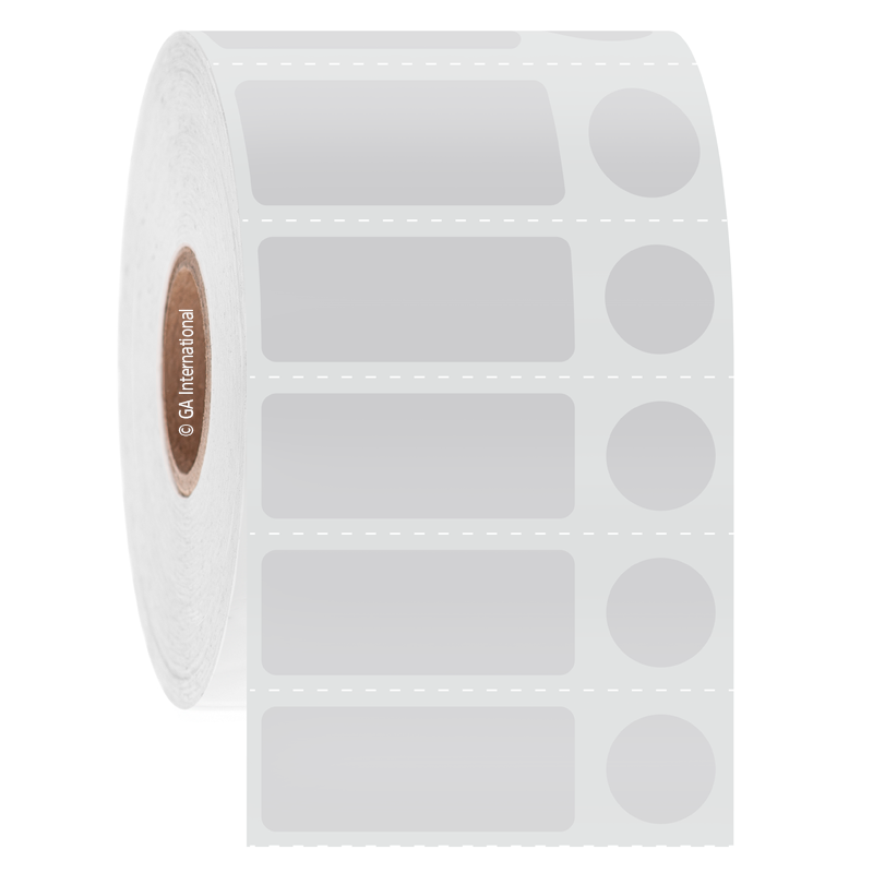 FreezerTAG™ 超低温対応ラベル 31.8×12.7mm+11.1mm (円形) #FJT-158
