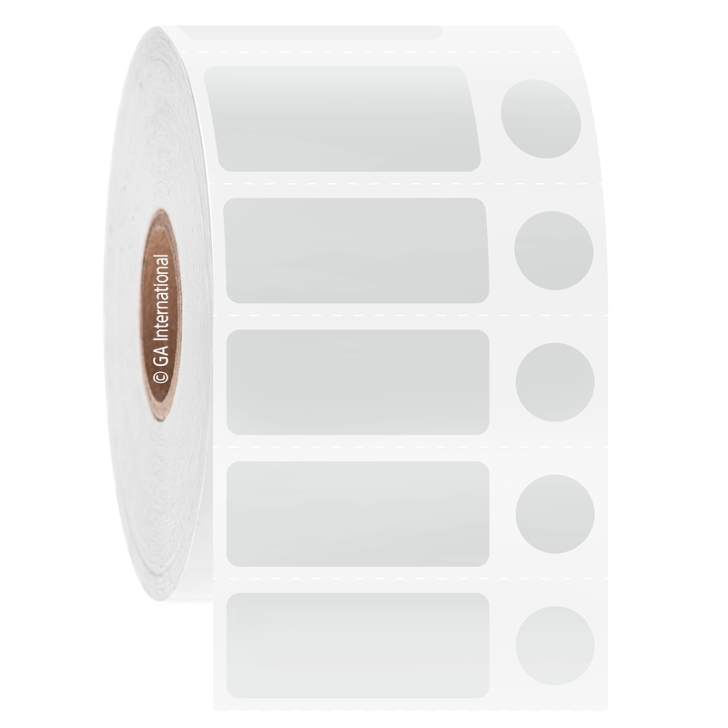 FreezerTAG™ 超低温対応ラベル 31.8×12.7mm+9.5mm (円形) #FJT-274