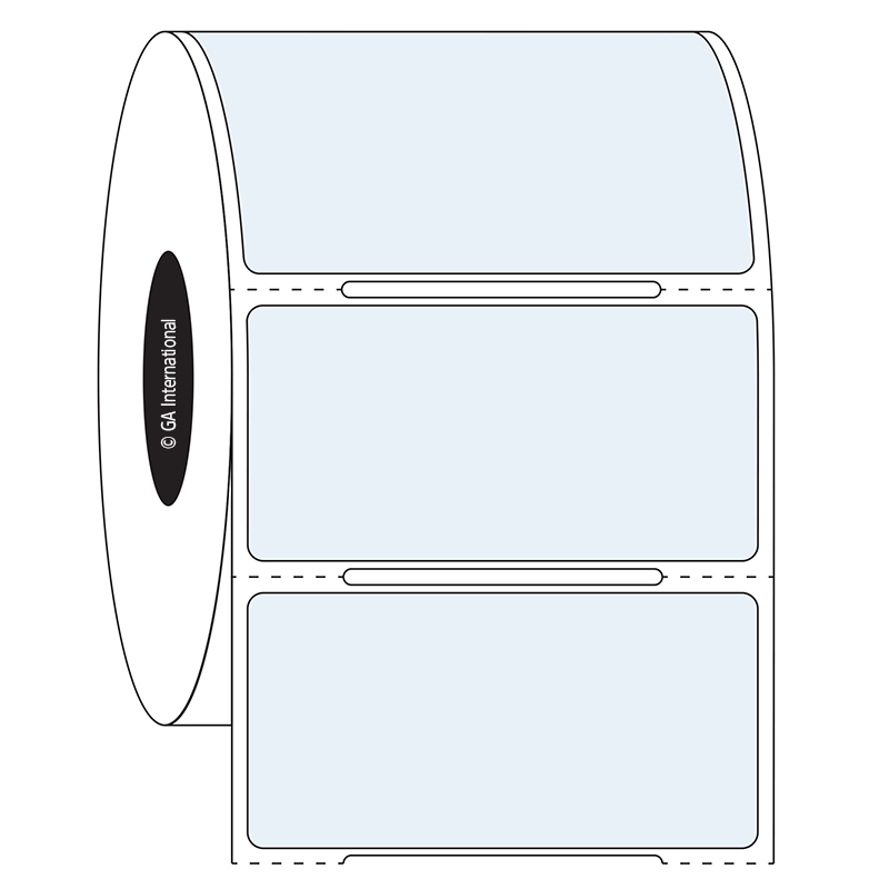 ClingLing™ 粘着剤不使用 静電吸着ラベル 50.8×25.4mm #GFC-28NOT