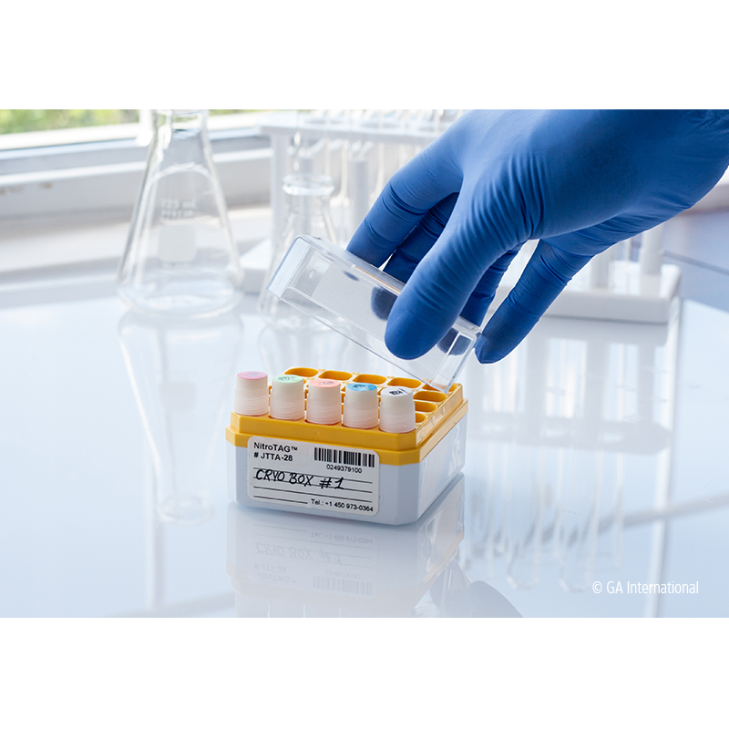 NitroTAG® 超低温対応ラベル (液体窒素容器用) 50.8×25.4mm #JTTA-28