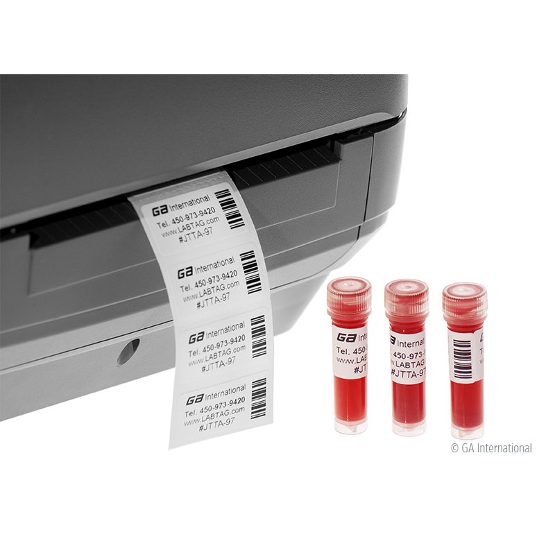 NitroTAG® 超低温対応ラベル (液体窒素容器用) 32.5×15.9mm #JTTA-97