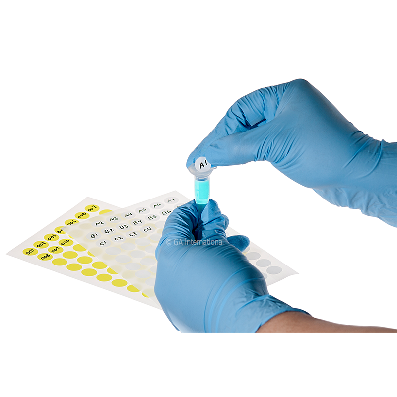 Lab-TAG™ 超低温対応 カラー丸ラベル (1.5mlマイクロチューブトップ用) 11mm (円形) #LT-11