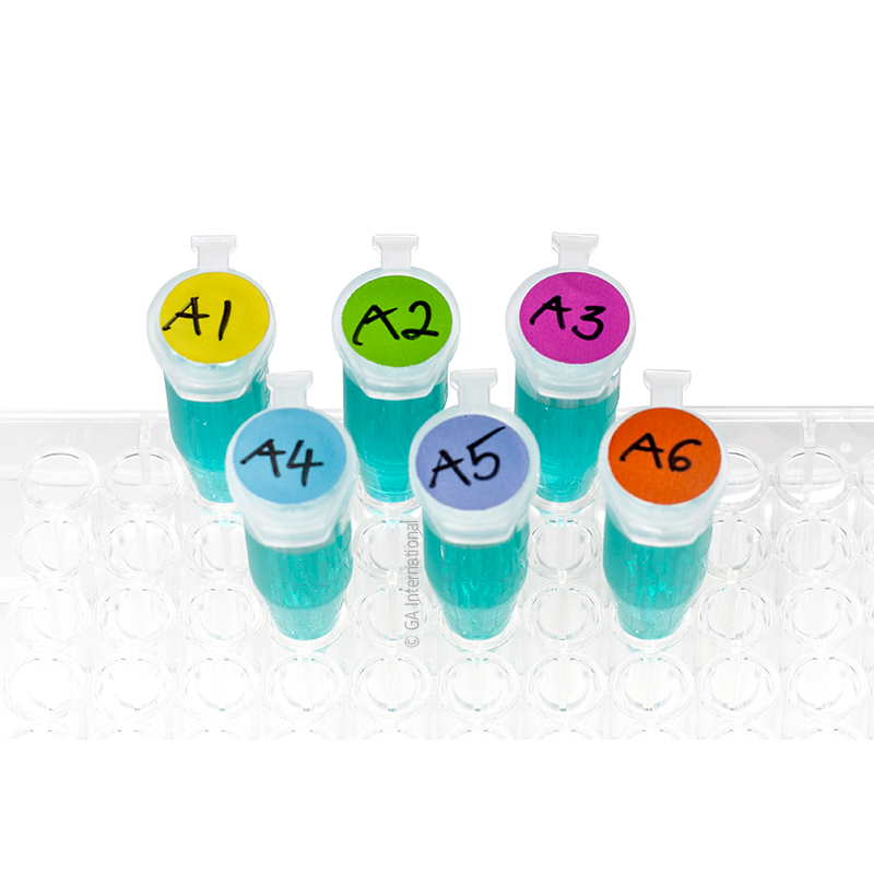 Lab-TAG™ 超低温対応 カラー丸ラベル (1.5mlマイクロチューブトップ用) 11mm (円形) #LT-11