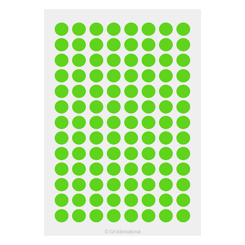 Lab-TAG™ 超低温対応 カラー丸ラベル (1.5mlマイクロチューブトップ用) 9mm (円形) #LT-9