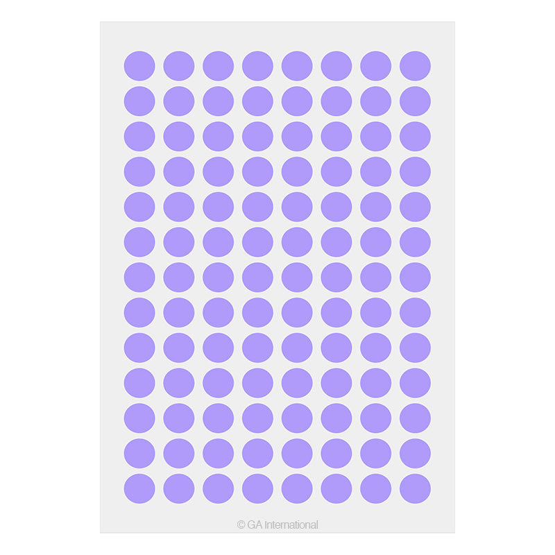 Lab-TAG™ 超低温対応 カラー丸ラベル (1.5mlマイクロチューブトップ用) 9mm (円形) #LT-9