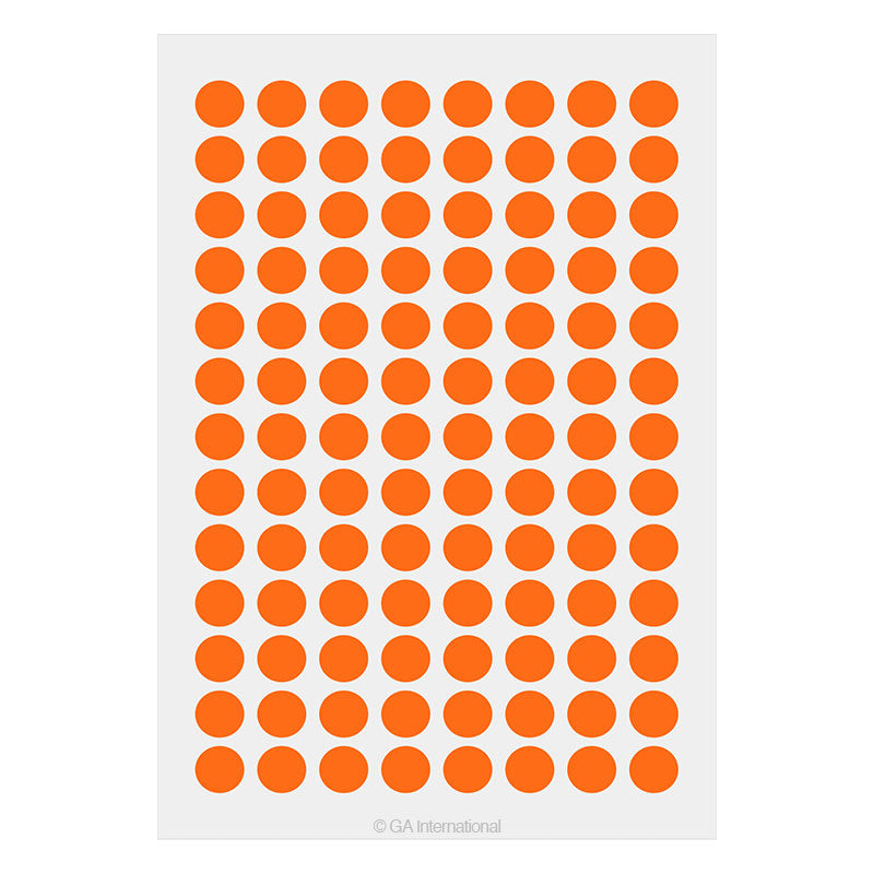 Lab-TAG™ 超低温対応 カラー丸ラベル (1.5mlマイクロチューブトップ用) 9mm (円形) #LT-9