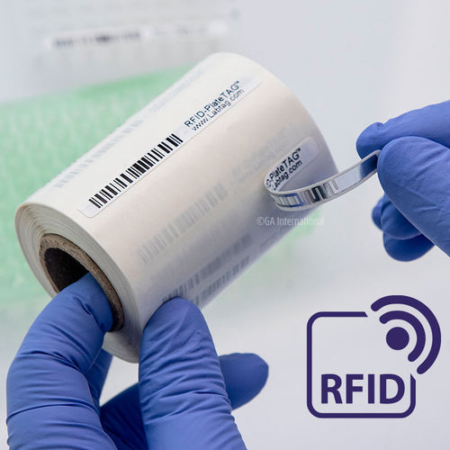 RFID-PlateTAG™ 超低温対応 RFID包埋ラベル 64×6mm #RFP-550NP-1