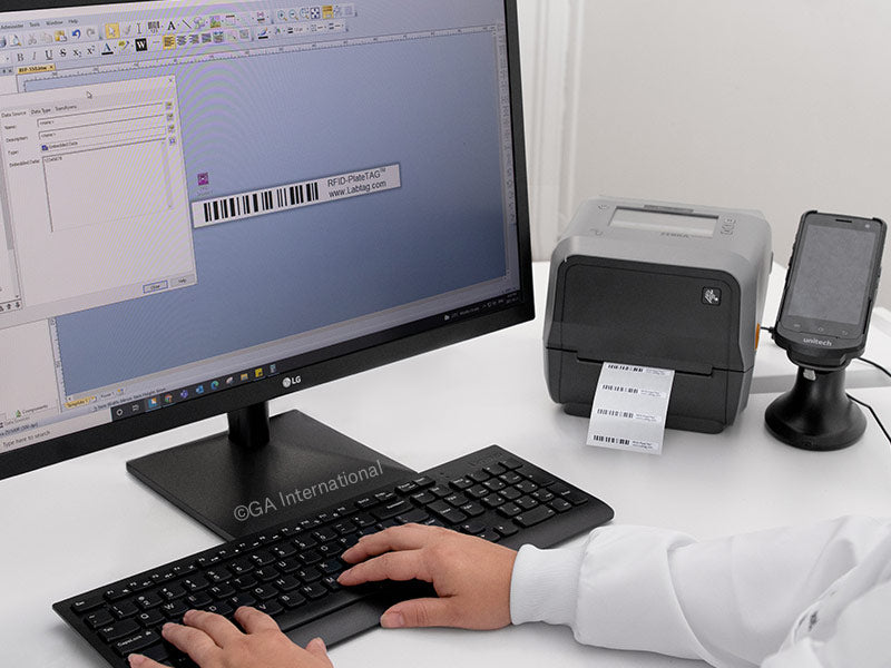 RFID-PlateTAG™ 超低温対応 RFID包埋ラベル 64×6mm #RFP-550NP-1