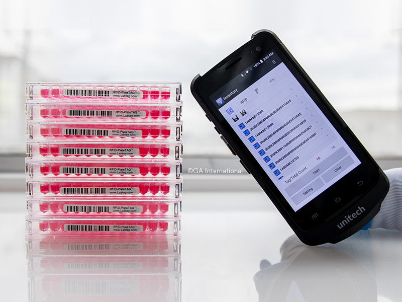 RFID-PlateTAG™ 超低温対応 RFID包埋ラベル 64×6mm #RFP-550NP-1