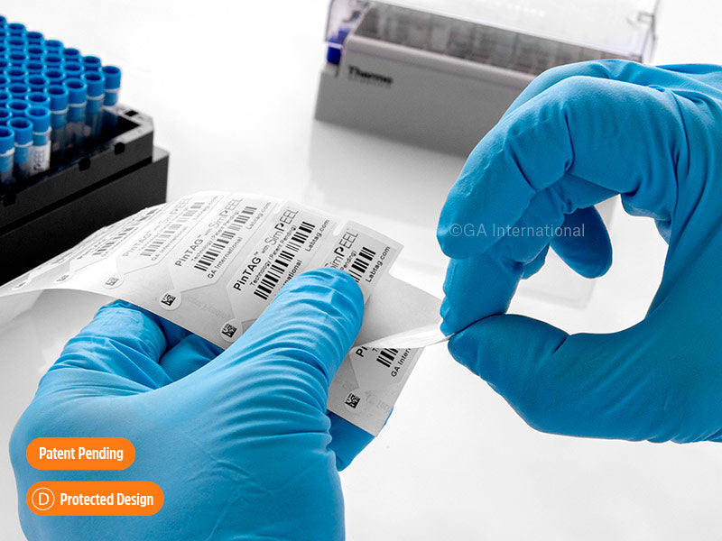 PinTAG™ 超低温対応ラベル (ストレージチューブ用) 46×15.9mm #SPJTTA-554NPSB