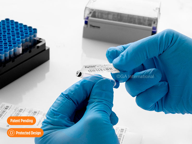 PinTAG™ 超低温対応ラベル (ストレージチューブ用) 46×15.9mm #SPJTTA-554NPSB