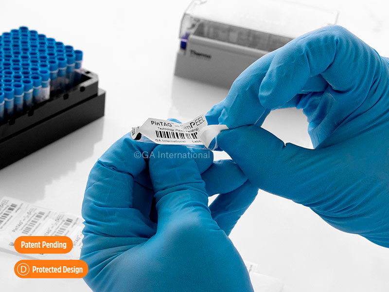 PinTAG™ 超低温対応ラベル (ストレージチューブ用) 46×15.9mm #SPJTTA-554NPSB