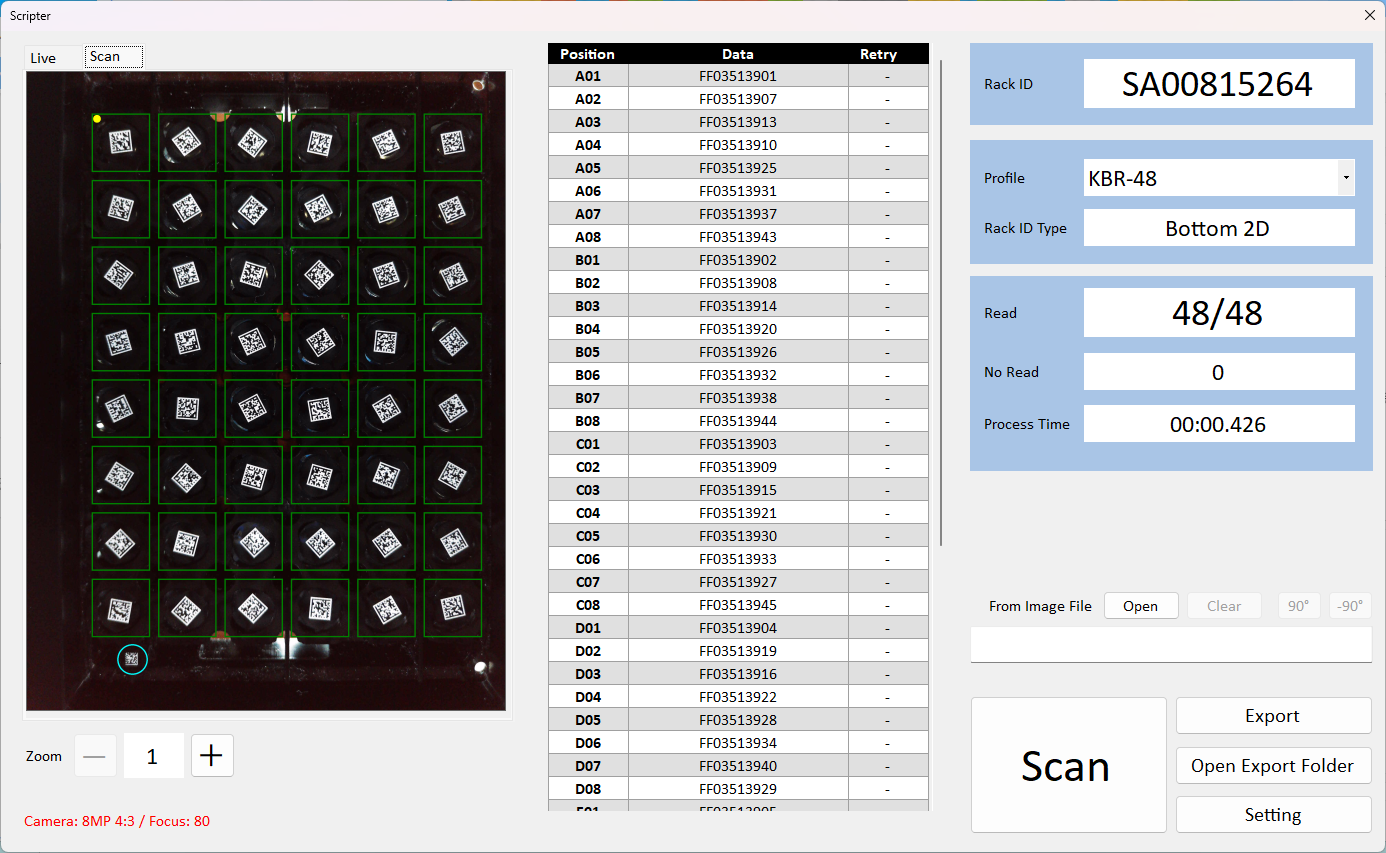 cobaco S 二次元バーコードスキャナー