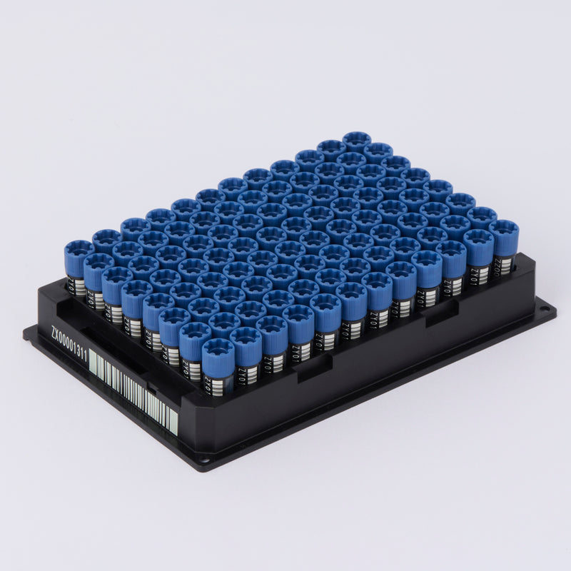 0.55mL 二次元バーコード付サンプルチューブ (96本SBSラック対応)