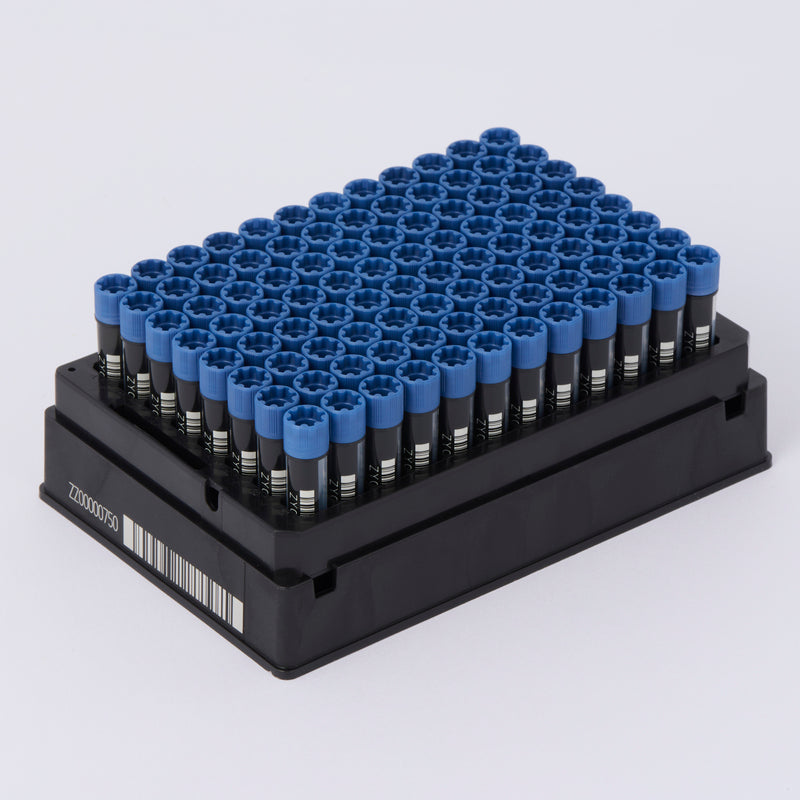 1.0mL 二次元バーコード付サンプルチューブ (96本SBSラック対応)