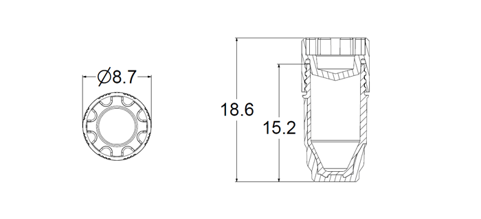 0.3mL 二次元バーコード付サンプルチューブ (96本SBSラック対応)