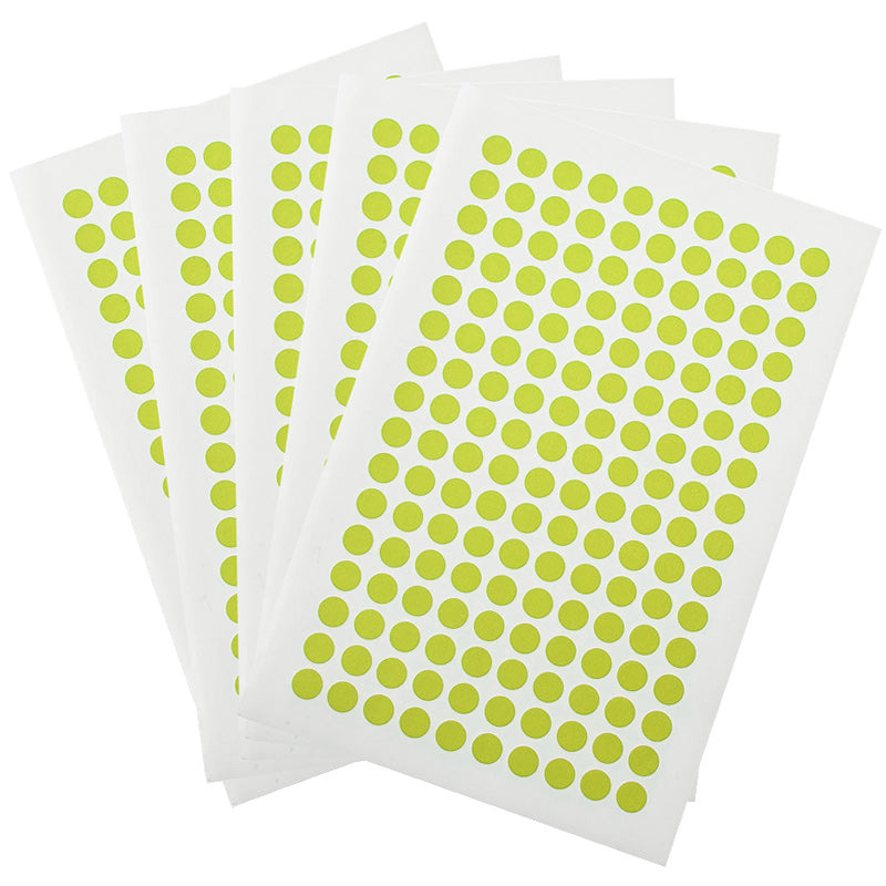 Lab-TAG™ 超低温対応 カラー丸ラベル (0.2ml PCRチューブ用) 7mm (円形) #WRPLT-7