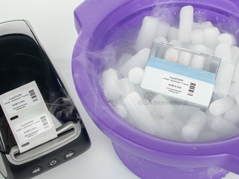 CryoSTUCK® DYMO550互換 超低温・凍結表面対応ラベル 38.1×19.1mm #LWCS-503