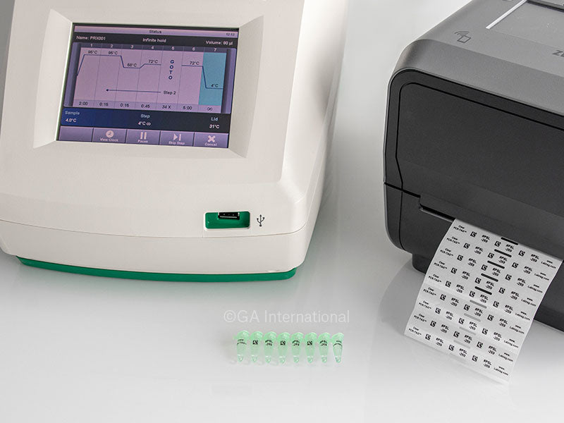PCR-TAG™ 超低温対応 透明ラベル (PCRチューブ&8連ストリップ用) 76.2×6.4mm #PSL-269NOT