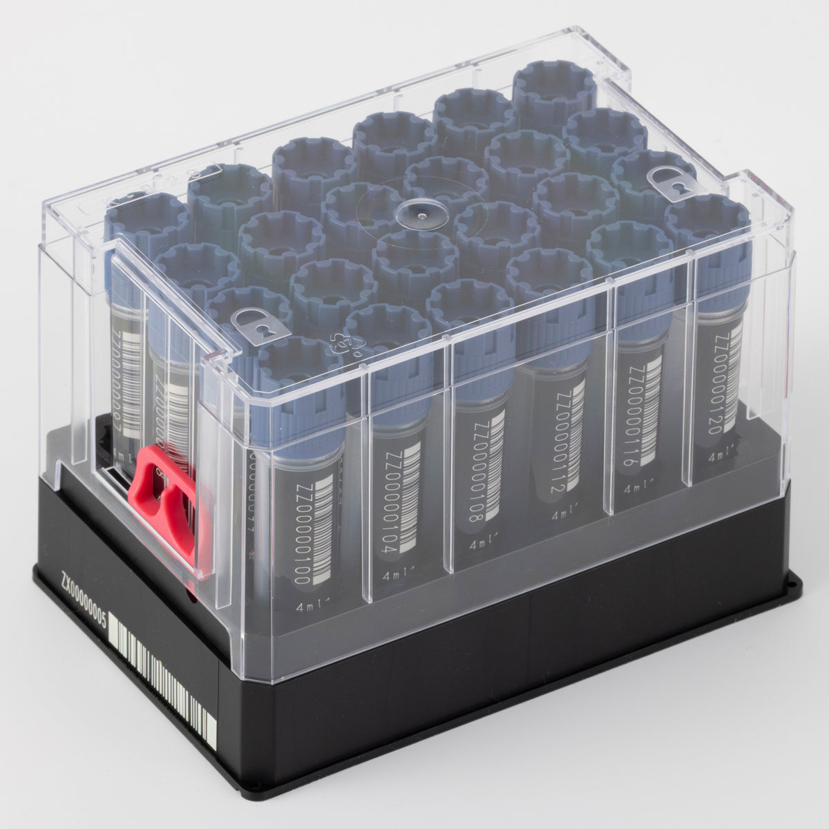 チューブ用ラック 0.3ml～10ml用(96本収納・SBS規格)