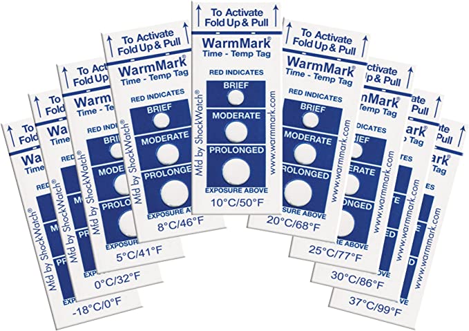 ウォームマーク(WarmMark®) 温度時間表示ラベル