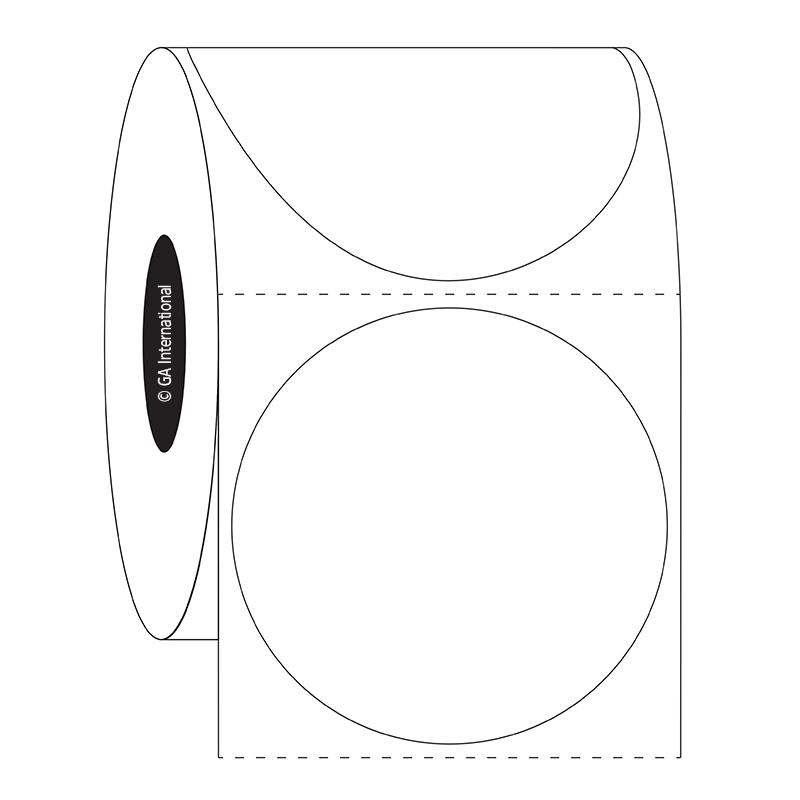 ChemicoTAG™ 溶媒耐性ラベル 50.8mm (円形) #AUA-132