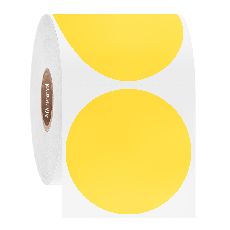ChemicoTAG™ 溶媒耐性ラベル 50.8mm (円形) #AUBR-132
