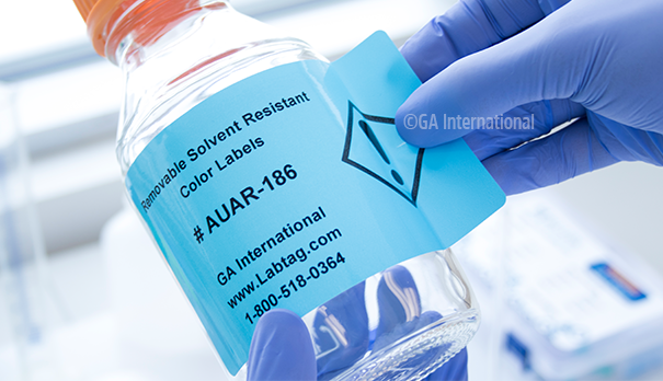 ChemicoTAG™ 溶媒耐性ラベル 76.2×127mm #AUBR-186