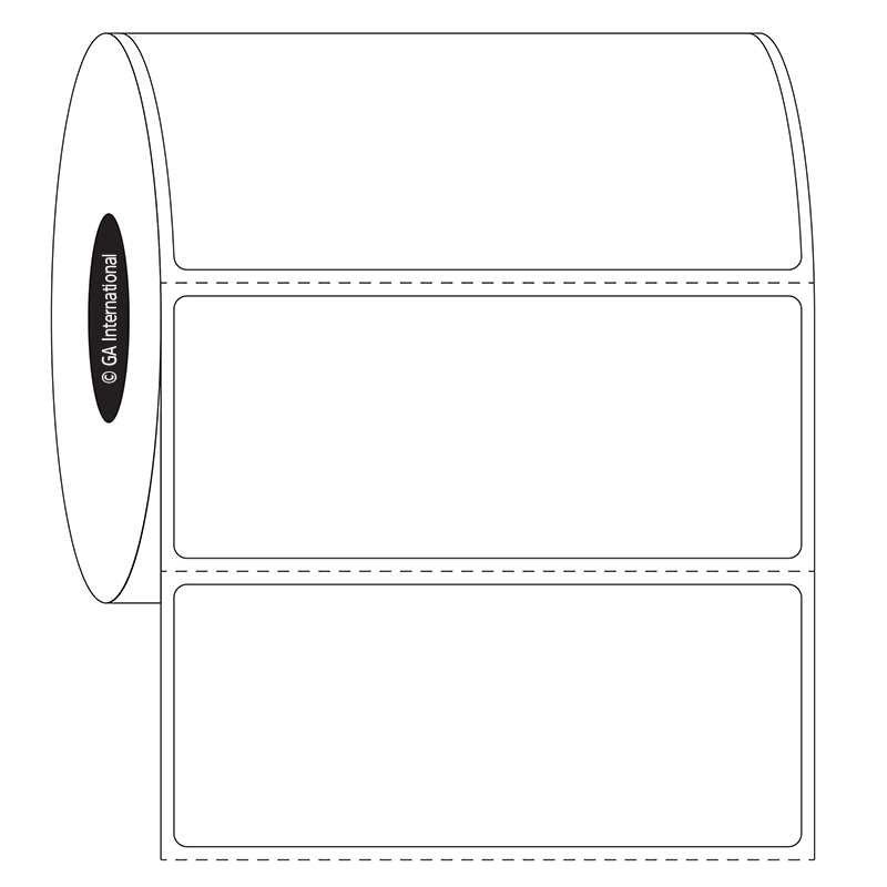 ChemicoTAG™ 溶媒耐性ラベル 76.2×31.8mm #AUBR-86