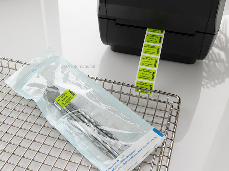 Steri-ThermoTAG™ オートクレーブ耐性ラベル 25.4×17.5mm #AUTT/AUTC-75NP
