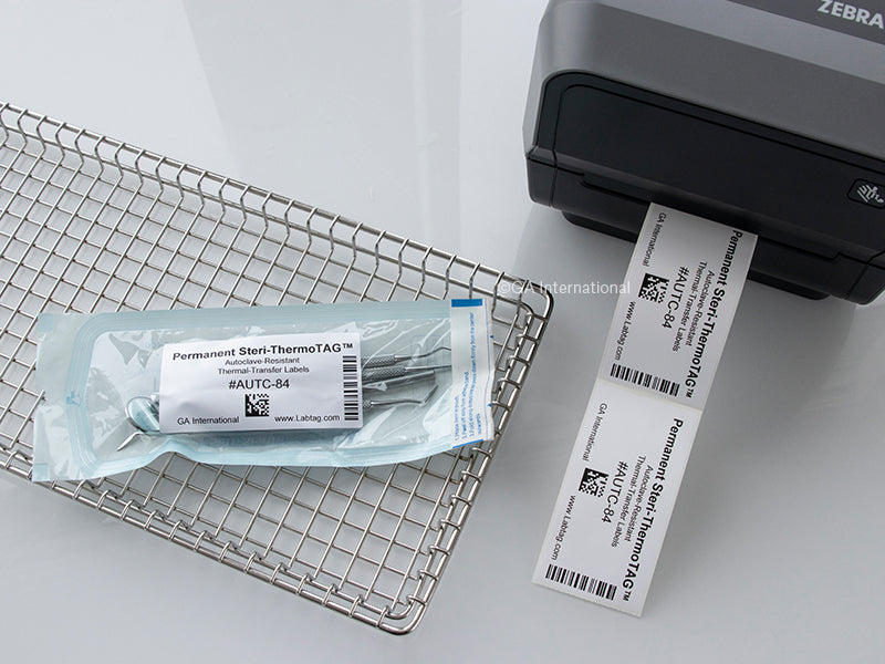 Steri-ThermoTAG™ オートクレーブ耐性ラベル 25.4×17.5mm #AUTT/AUTC-75NP