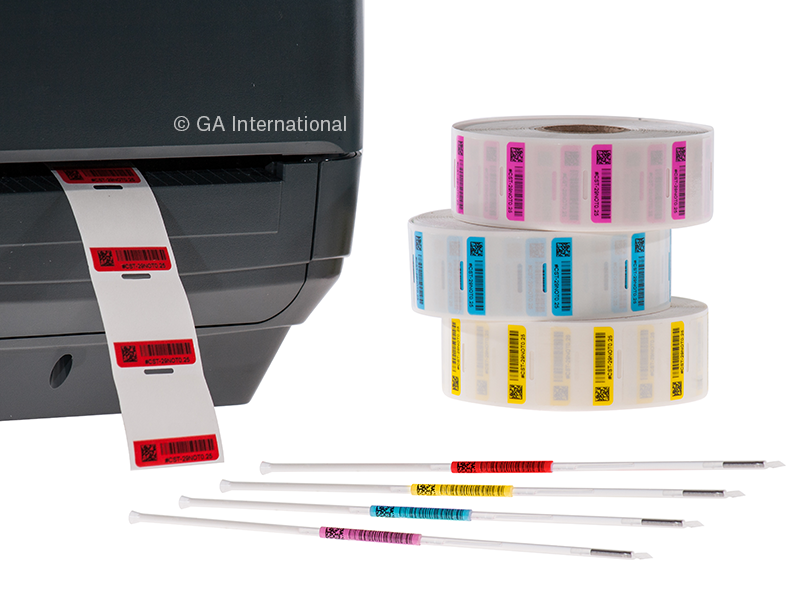 Cryo-StrawTAG™ 超低温対応ラベル (0.25ml IVFストロー識別用) 25.4×25.4mm #CST-29NPNOT0-25