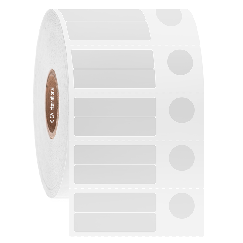 FreezerTAG™ 超低温対応ラベル 30×7.1mm+9.4mm (円形) #FJT-124