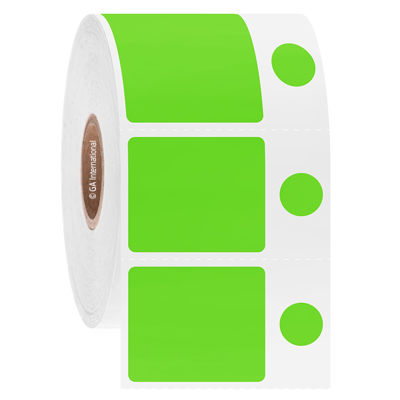 FreezerTAG™ 超低温対応ラベル 30.2×25.4mm+9.5mm (円形) #FJT-161