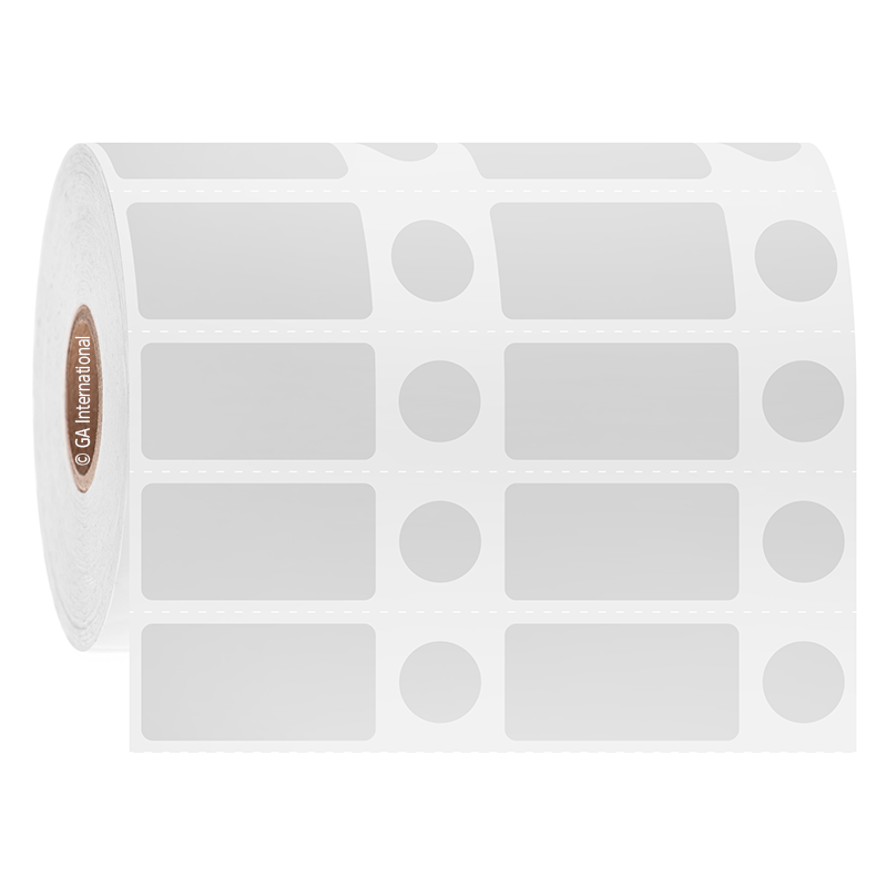 FreezerTAG™ 超低温対応ラベル 31.8×16mm+11.1mm (円形) [2列] #FJT-171