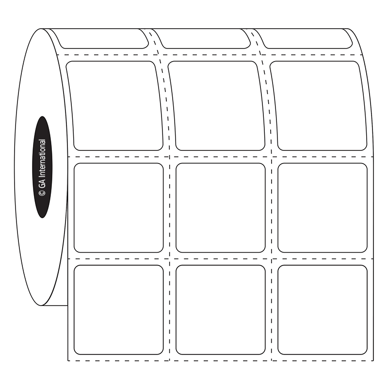 FreezerTAG™ 超低温対応ラベル 22.2×22.2mm [3列] #FJT-234