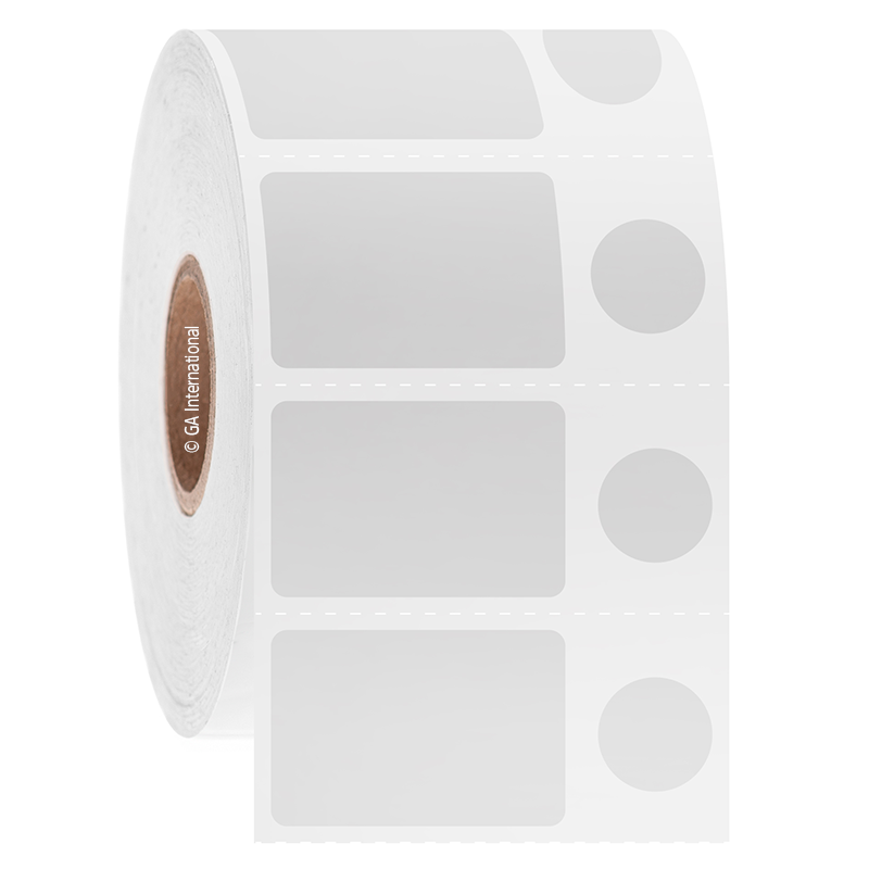 FreezerTAG™ 超低温対応ラベル 28.6×19.1mm+11.1mm (円形) #FJT-70