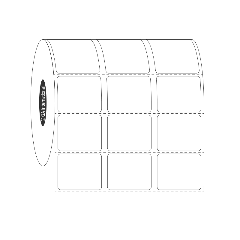 ペーパーラベル 23.8×19.6mm [3列] #GPB-221