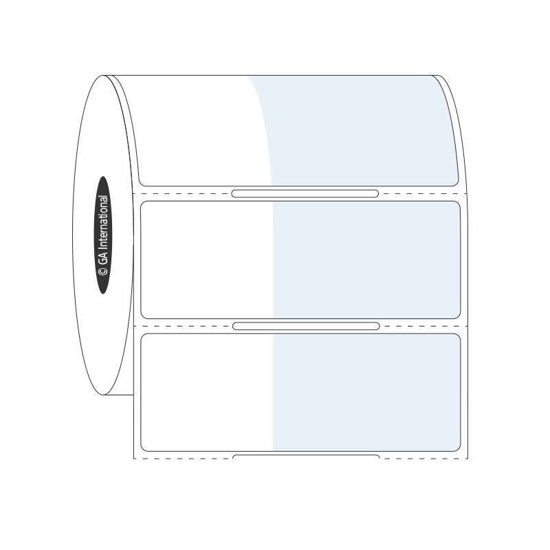 Cryo-WrapTAG™ 超低温対応ラベル (セルフラミネート) 28.6×25.4mm+40.5mm 巻付け #HBTT-303NOT