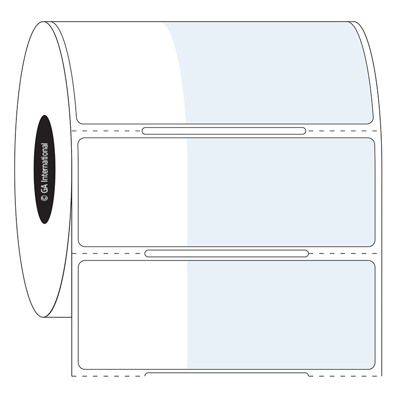Cryo-WrapTAG™ 超低温対応ラベル (セルフラミネート) 25.4×25.4mm+43.7mm 巻付け #HBTT-317NOT