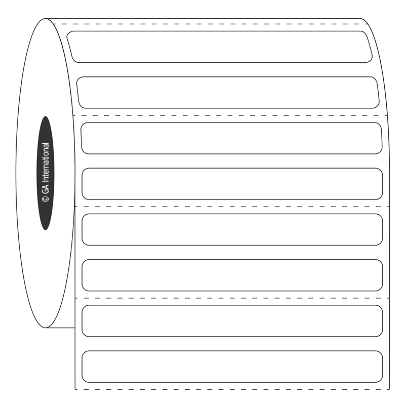 NitroTAG® 超低温対応ラベル (液体窒素容器用) 67.1×7mm #JTTA-11