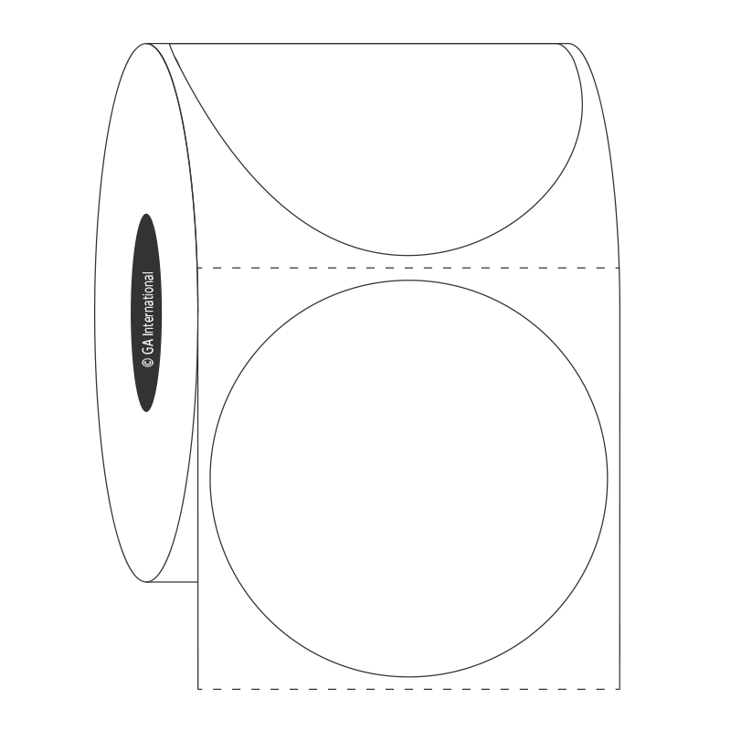 NitroTAG® 超低温対応ラベル (液体窒素容器用) 50.8mm (円形)