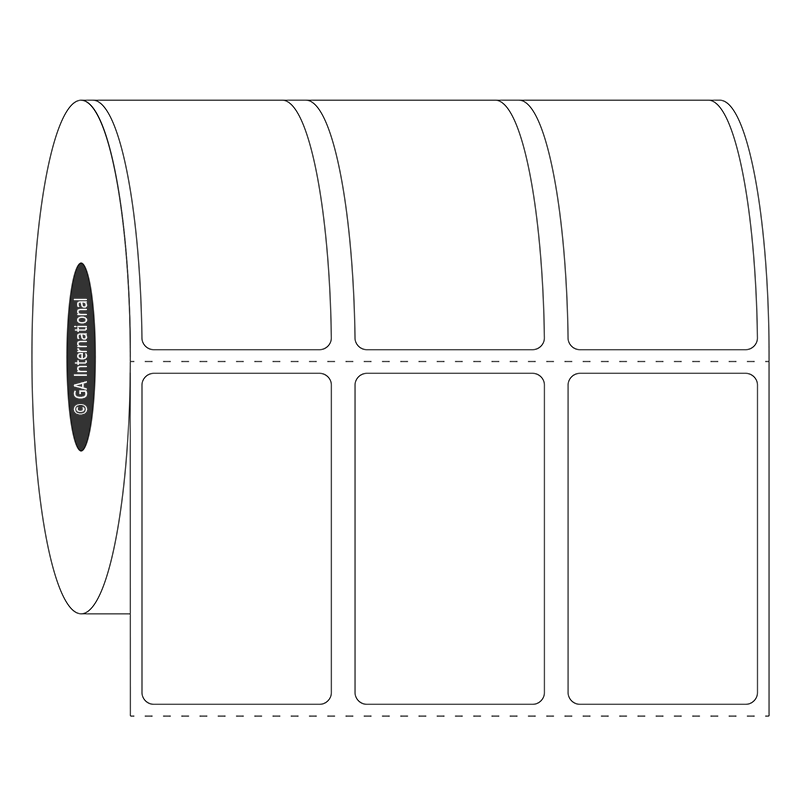 NitroTAG® 超低温対応ラベル (液体窒素容器用) 25.4×44.5mm [3列] #JTTA-166