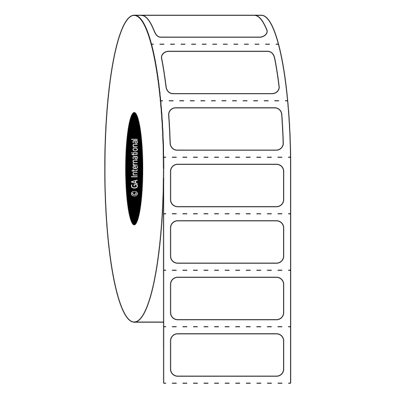NitroTAG® 超低温対応ラベル (液体窒素容器用) 25.4×9.5mm #JTTA-225
